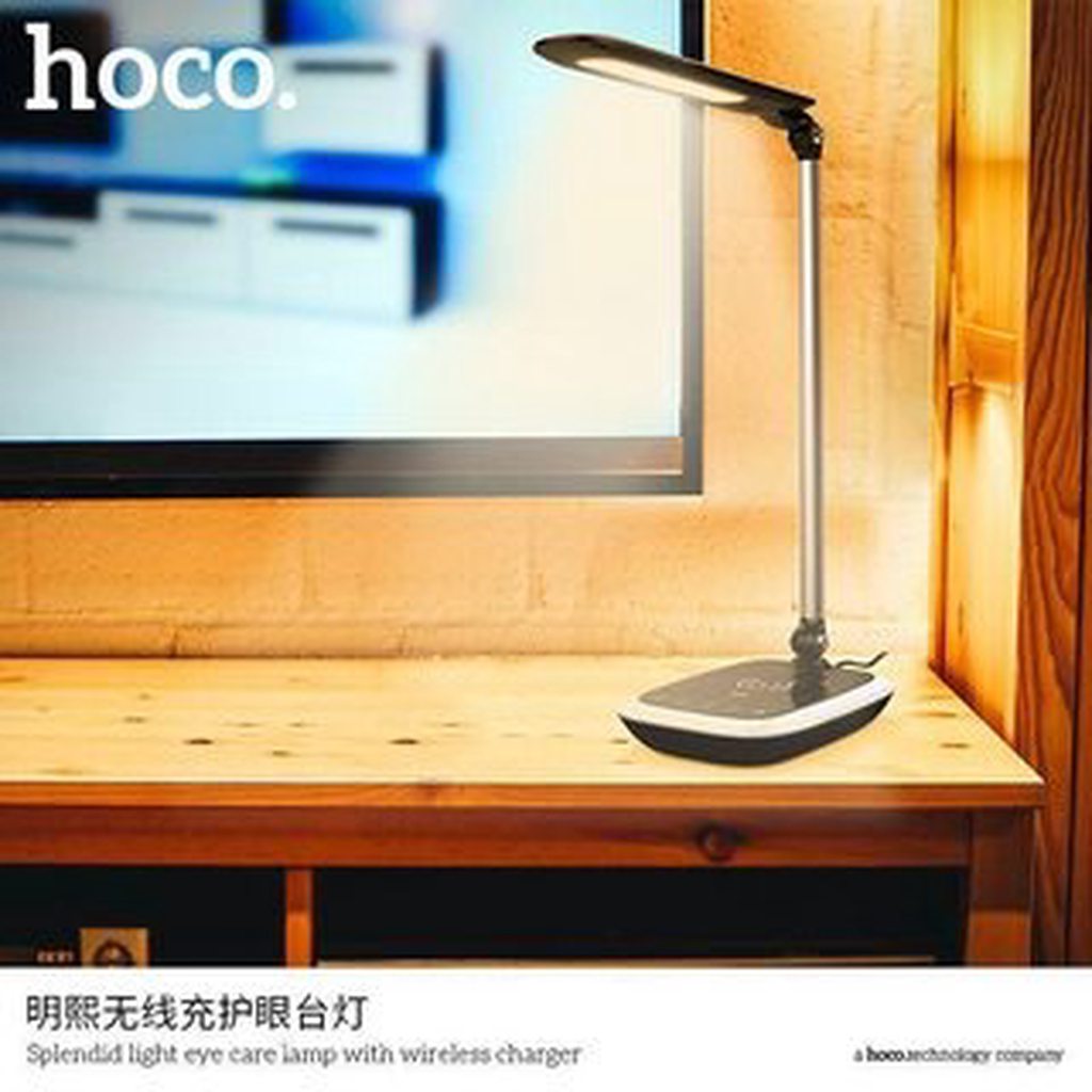 ĐÈN ĐỌC SÁCH KIÊM SẠC KHÔNG DÂY CHO ĐIỆN THOẠI HOCO FLASH LIGHT - CHÍNH HÃNG